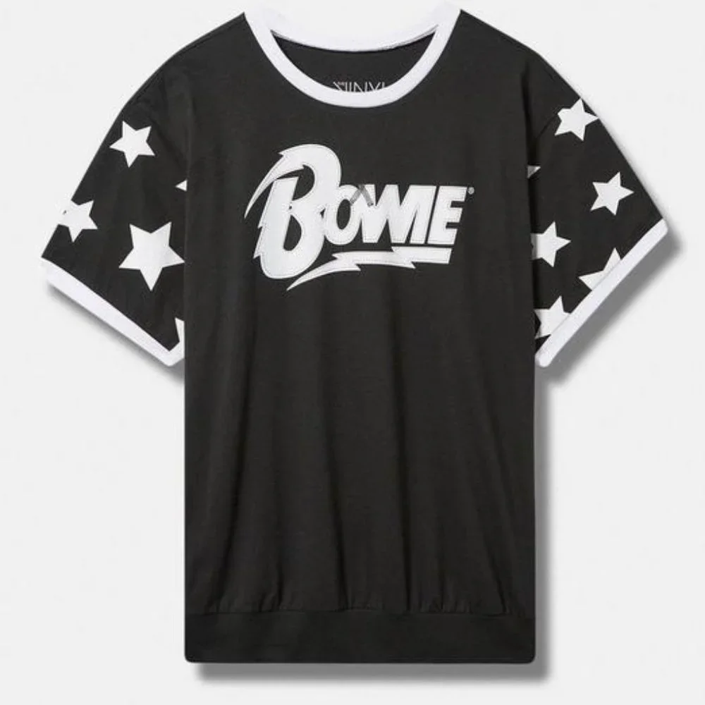 ❤️NWT TORRID TEE - DAVID BOWIE ZIGGY STARDUST GRAPHIC BAND CONCERT PLUS - Picture 9 of 16